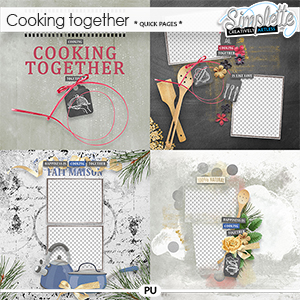Cooking Together (quick pages) by Simplette | Oscraps