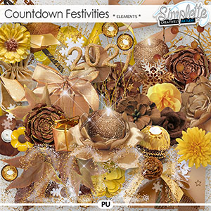 Countdown Festivities (elements) by Simplette