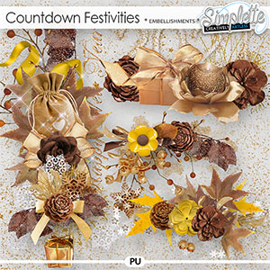 Countdown Festivities (embellishments) by Simplette