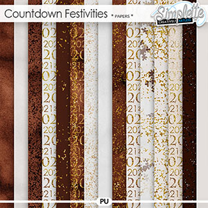 Countdown Festivities (papers) by Simplette