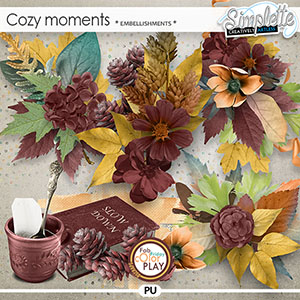 Cozy Moments (embellishments) by Simplette | Oscraps
