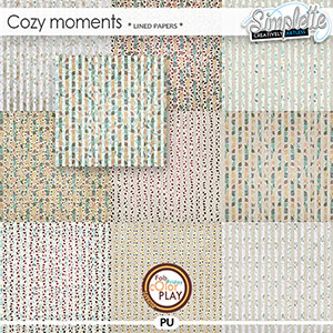Cozy Moments (lined papers) by Simplette | Oscraps
