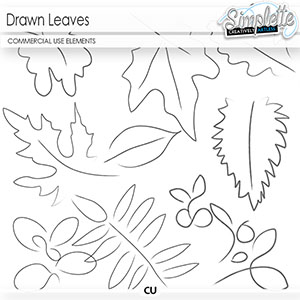 Drawn Leaves (CU elements)