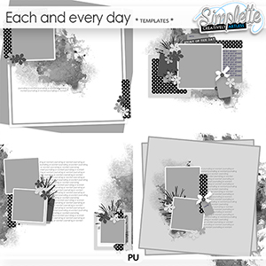 Each and every day (templates) by Simplette | Oscraps