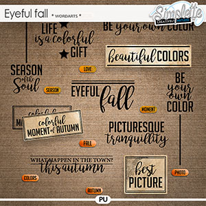 Eyeful Fall (wordarts) by Simplette
