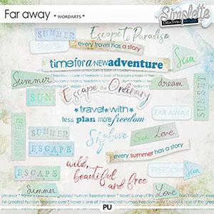 Far Away (wordarts)