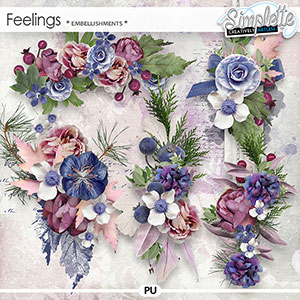 Feelings (embellishments) by Simplette | Oscraps