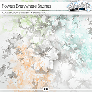 Flowers Everywhere - pack 1 (CU brushes)