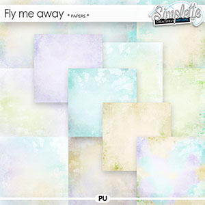 Fly me away (papers) by Simplette | Oscraps
