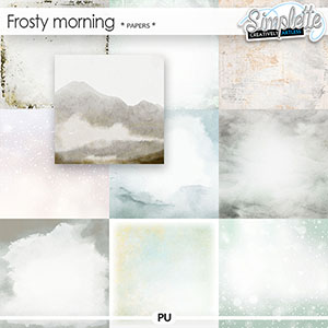 Frosty Morning (papers) by Simplette | Oscraps