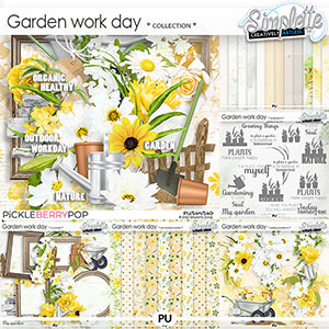 Garden Work Day (collection with FREE pack BONUS) by Simplette | Oscraps