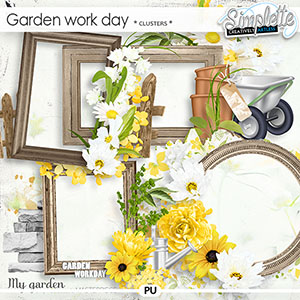 Garden Work Day (clusters) by Simplette | Oscraps