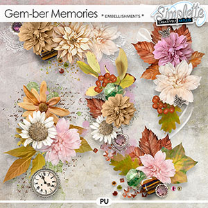 Gem-ber Memories (embellishments) by Simplette