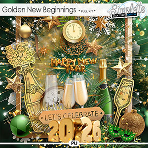 Golden New Beginnings (full kit) by Simplette