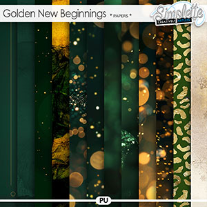 Golden New Beginnings (papers) by Simplette