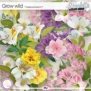 Grow wild (embellishments) by Simplette