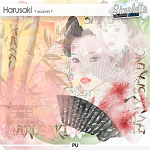 Harusaki (accents and words) by Simplette | Oscraps