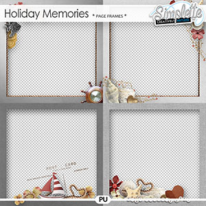 Holiday Memories (pages frames)