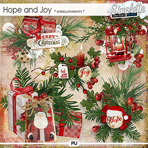 Hope and Joy (embellishments) by Simplette