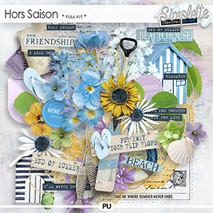 Hors Saison (full kit) by Simplette | Oscraps