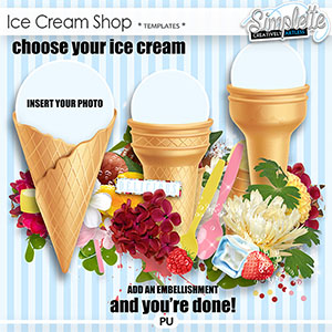 Ice Cream Shop (templates) by Simplette