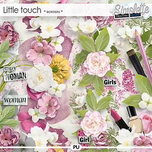 Little Touch (borders) by Simplette | Oscraps