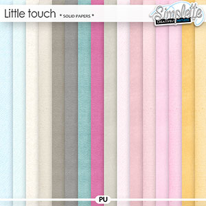 Little Touch (solid papers) by Simplette | Oscraps
