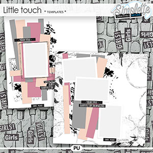Little Touch (templates) by Simplette | Oscraps