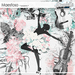 Maestoso (accents) by Simplette | Oscraps