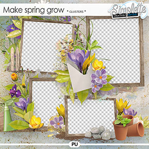 Make Spring grow (clusters) by Simplette