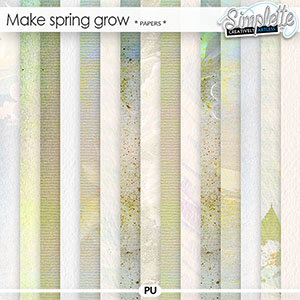 Make Spring grow (papers) by Simplette