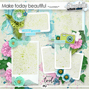 Make today beautiful (clusters) by Simplette