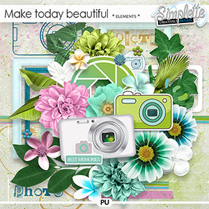 Make today beautiful (elements) by Simplette