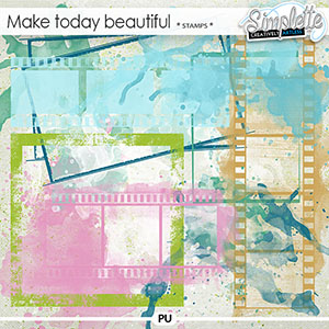 Make today beautiful (stamps) by Simplette