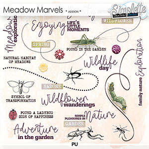 Meadow Marvels (addon elements) by Simplette