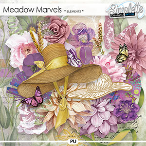 Meadow Marvels (elements) by Simplette