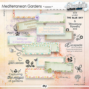 Mediterranean Gardens (addon) by Simplette