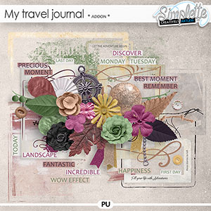 My Travel Journal (addon) by Simplette | Oscraps