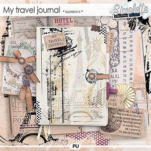 My Travel Journal (elements) by Simplette | Oscraps
