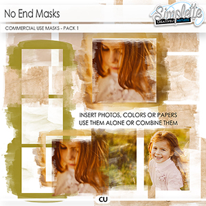 No end masks (CU elements) pack 1 by Simplette