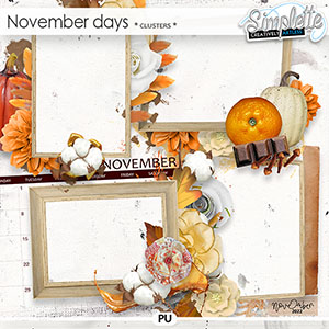 November Days (clusters) by Simplette