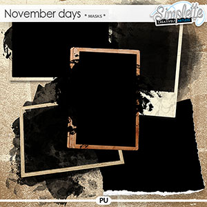 November Days (masks) by Simplette