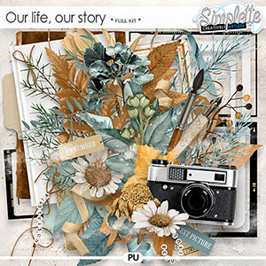 Our life, our story (full kit) by Simplette