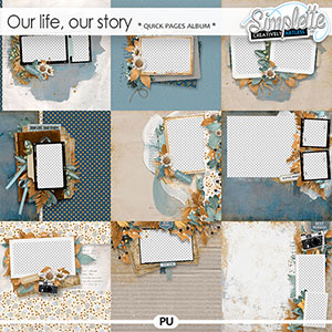 Our life, our story (quick pages album) by Simplette