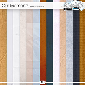 Our Moments (solid papers) by Simplette