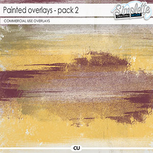 Painted Overlays (CU) pack 2 by Simplette