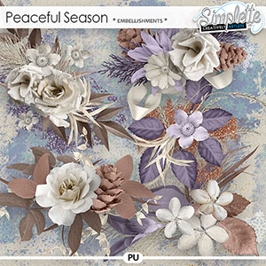 Peaceful Season (embellishments) by Simplette