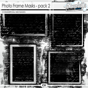 Photo Frame Masks (CU) pack 2 by Simplette