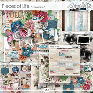 Pieces of Life (collection) by Simplette | Oscraps