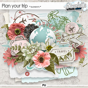 Plan your trip (elements) by Simplette